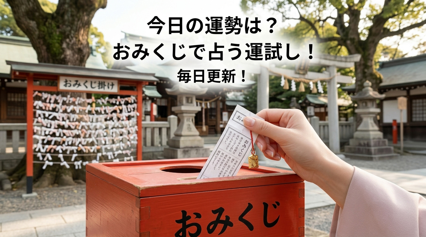 今日の運勢・おみくじ